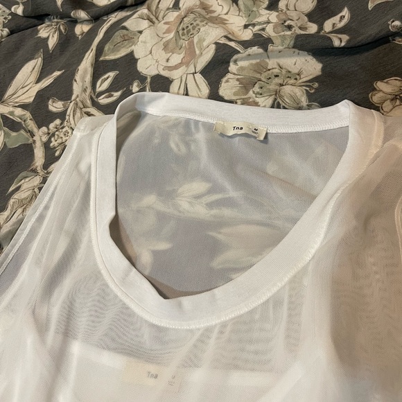 Aritzia Tna Mesh Tank Shift Dress - Picture 7 of 8